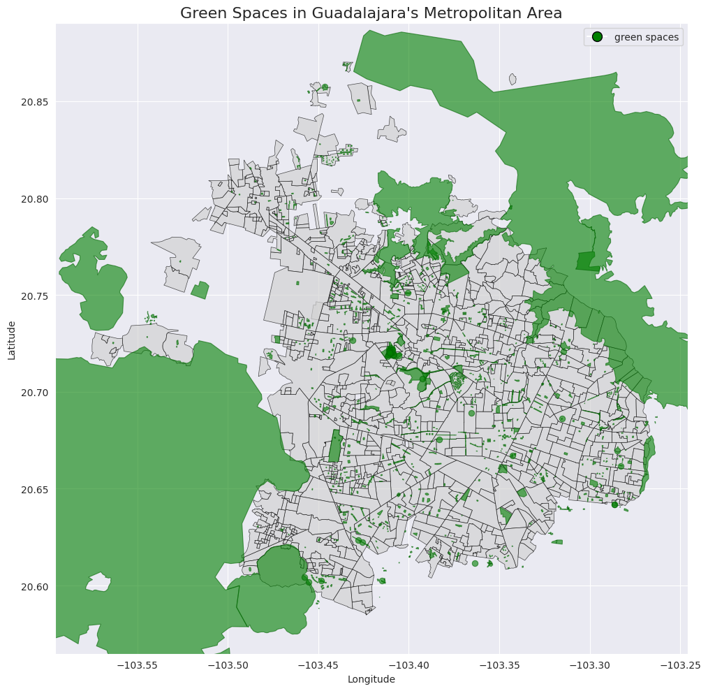 Parks on Zapopan and Guadalajara’s neighborhoods